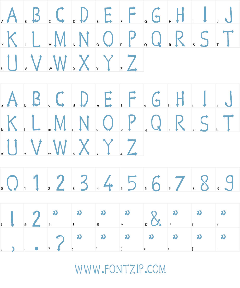 Font Nurul Baru Font Character